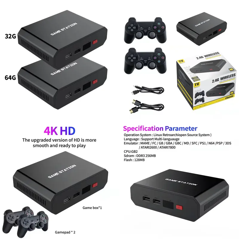 Gaming Console And Controller - Konsola do gier wideo M8plus HD,