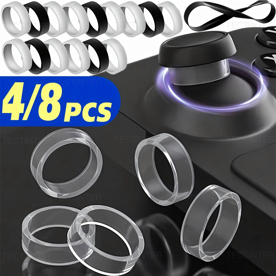 Console Gaming Steam - 4/8 szt. Elastyczne gumowe pierścienie ochronne