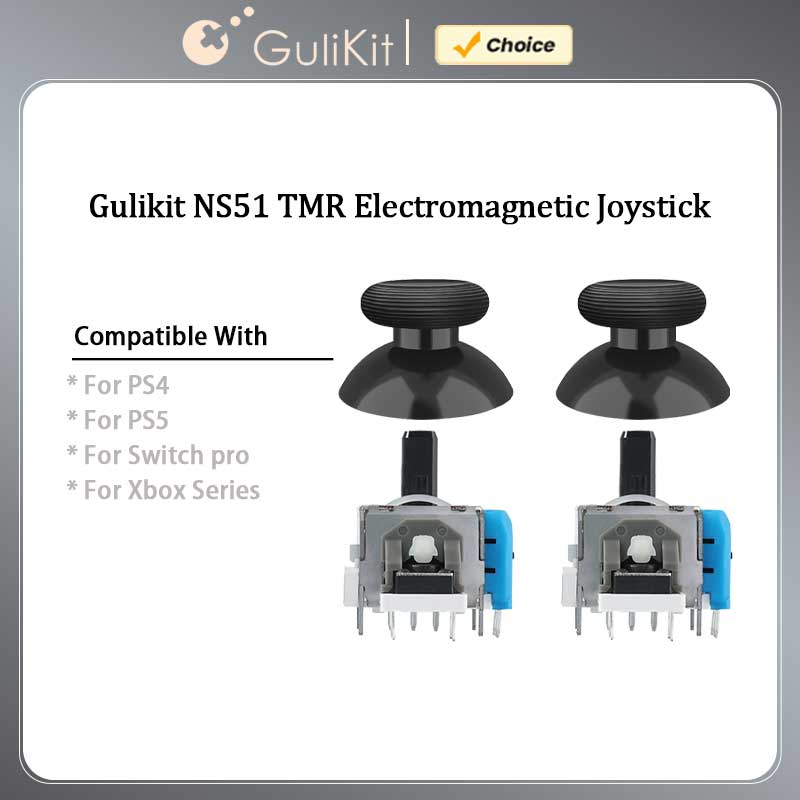 Gaming Console For Tv - Joystick GuliKit NS51 TMR z nakładkami