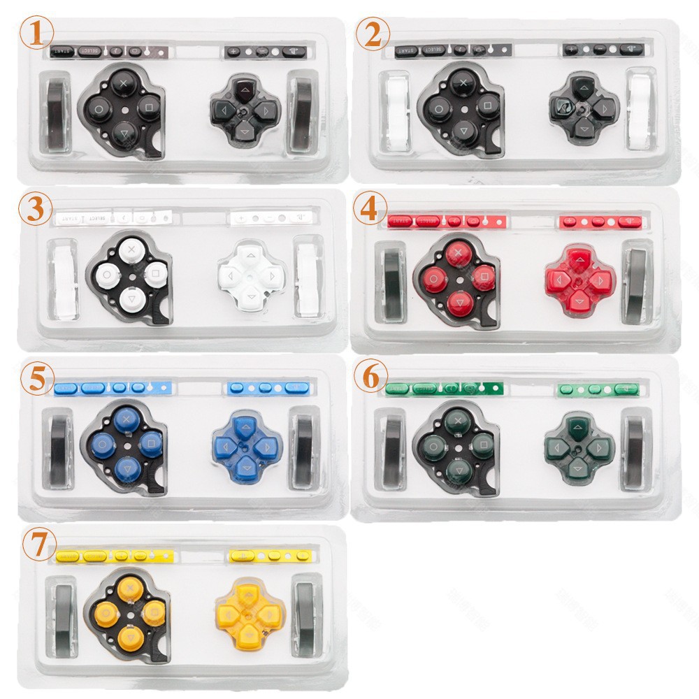 Gaming Console Psp - 1 Zestaw Lewy Prawy ABXY Select