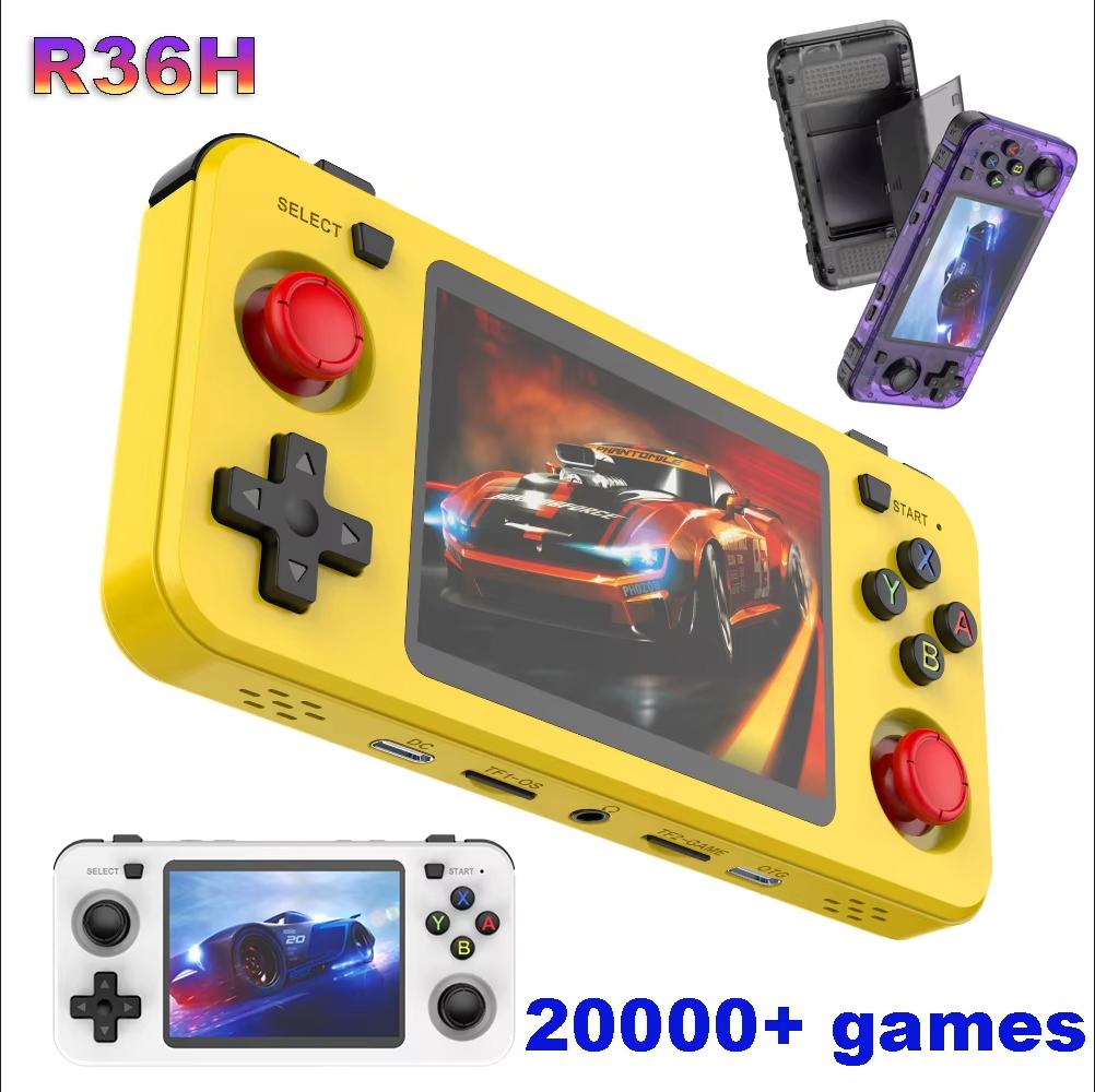 Gaming Console R36S - Konsola przenośna R36H ARKOS Retro, 64G,