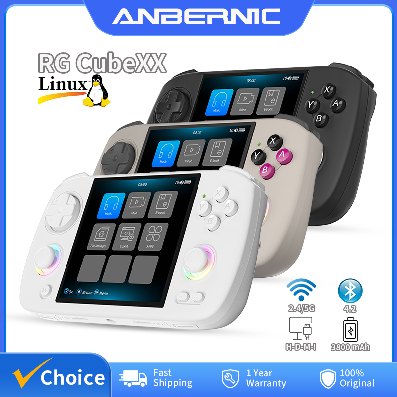 Gaming Console Bluetooth - ANBERNIC RG Cubexx Retro przenośna konsola