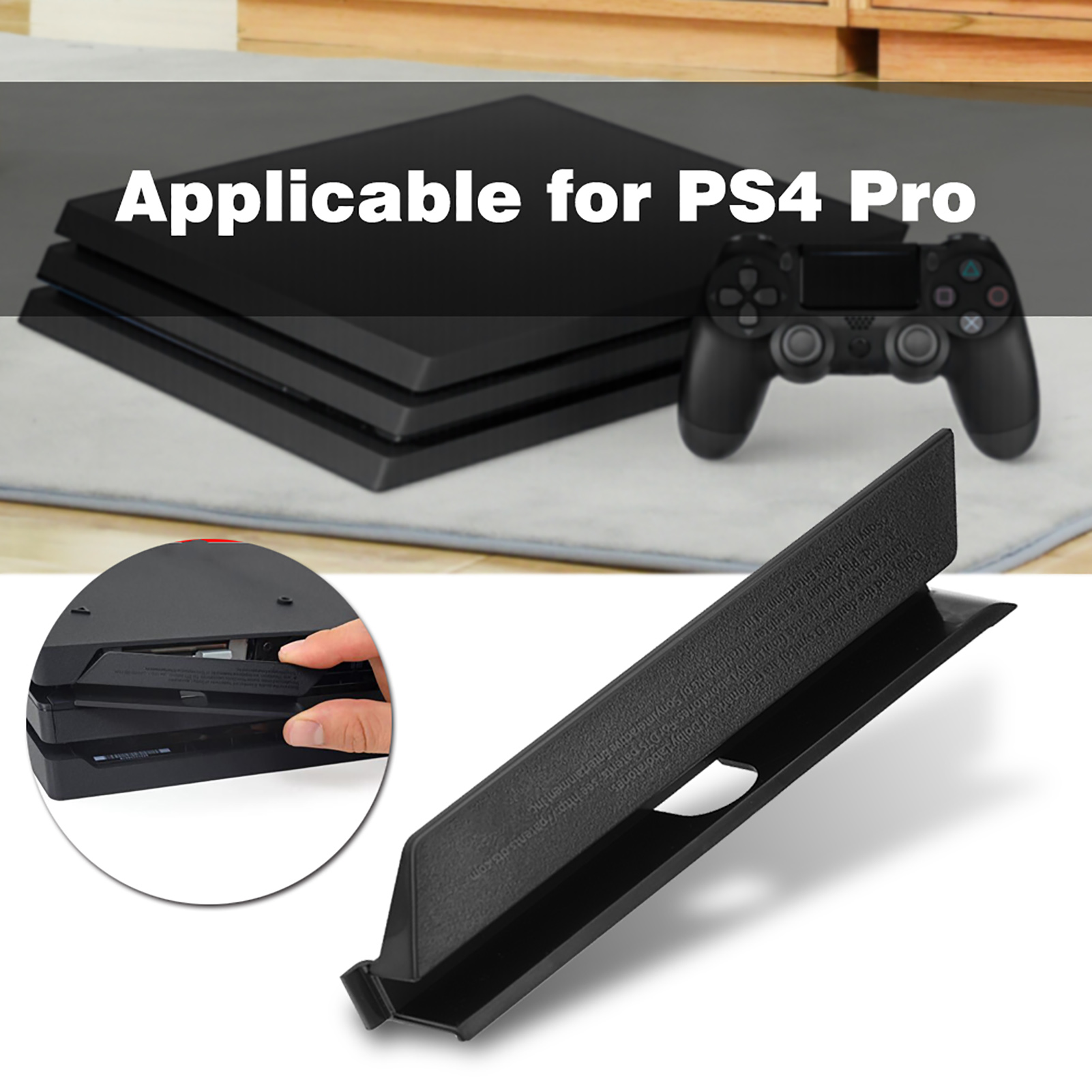 Gaming Console With Phone - Czarna plastikowa pokrywa gniazda dysku twardego
