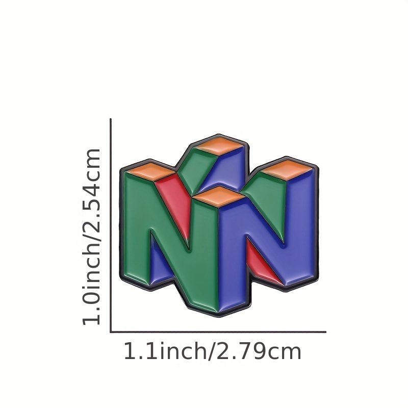 N64 Logo Gaming Enamel Pin – R – Gaming Console Logo recenzja i cena