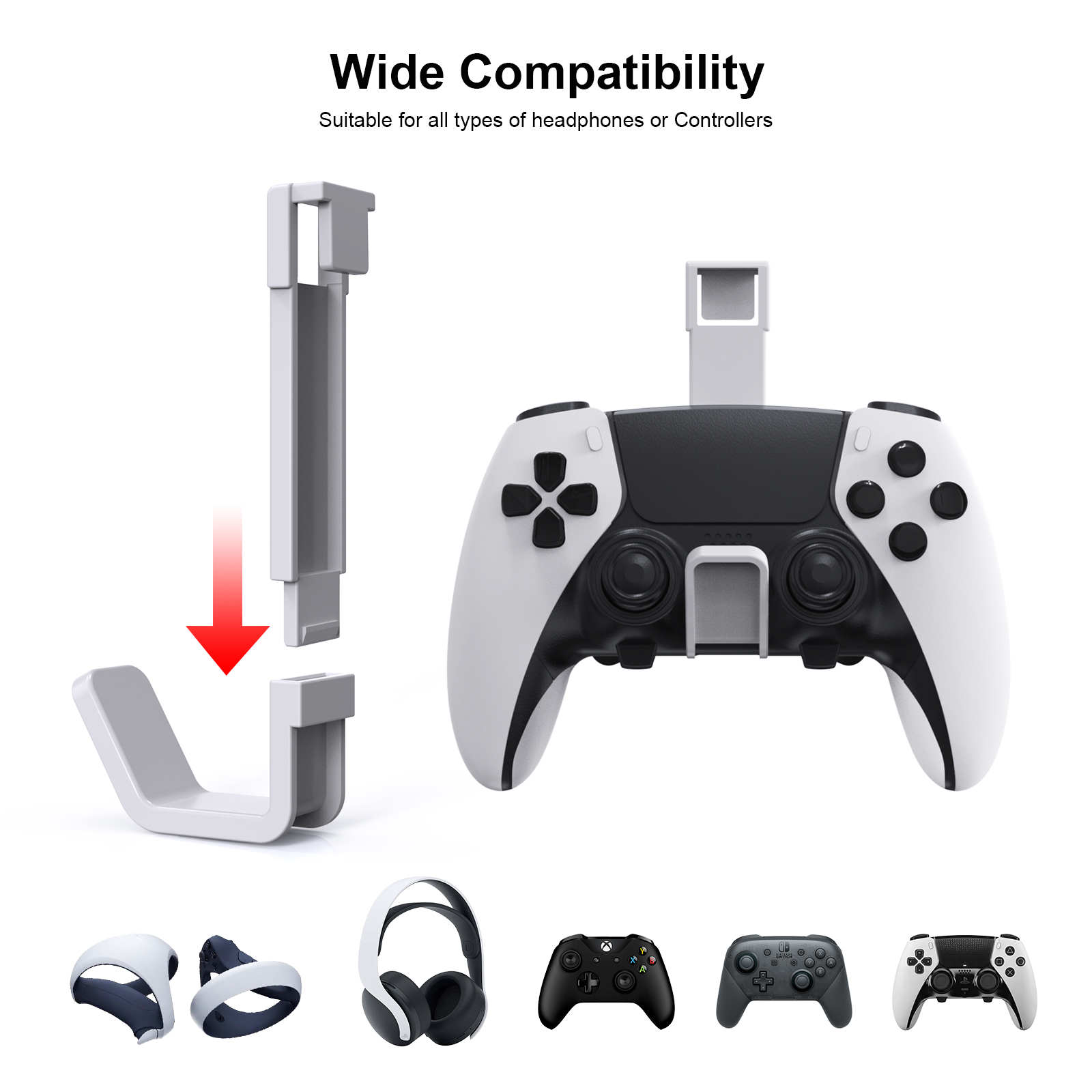 Uchwyt ścienny na kontroler i  – Sony Controller Dualsense recenzja i cena