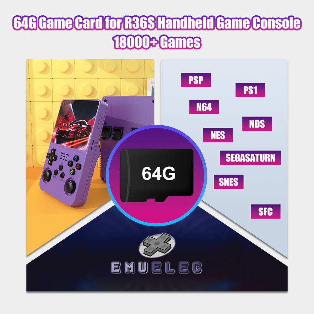Karta TF 64G do konsoli retro  – Gaming Console R36S recenzja i cena