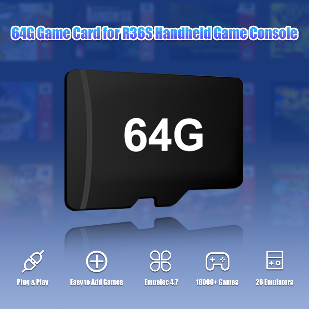 Karta TF 64G do konsoli retro  – Gaming Console R36S recenzja i cena