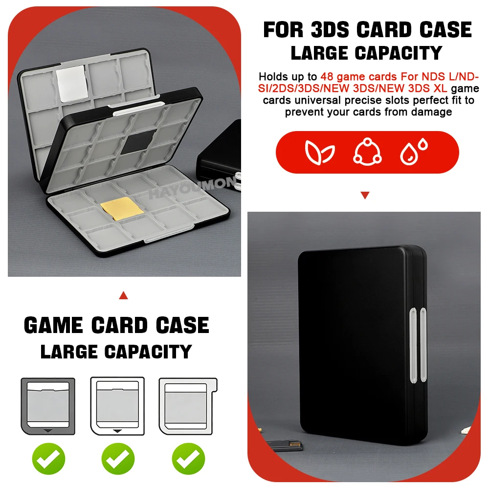 Etui na 48 kart do gier w 1, d – Gaming Console Cabinet recenzja i cena