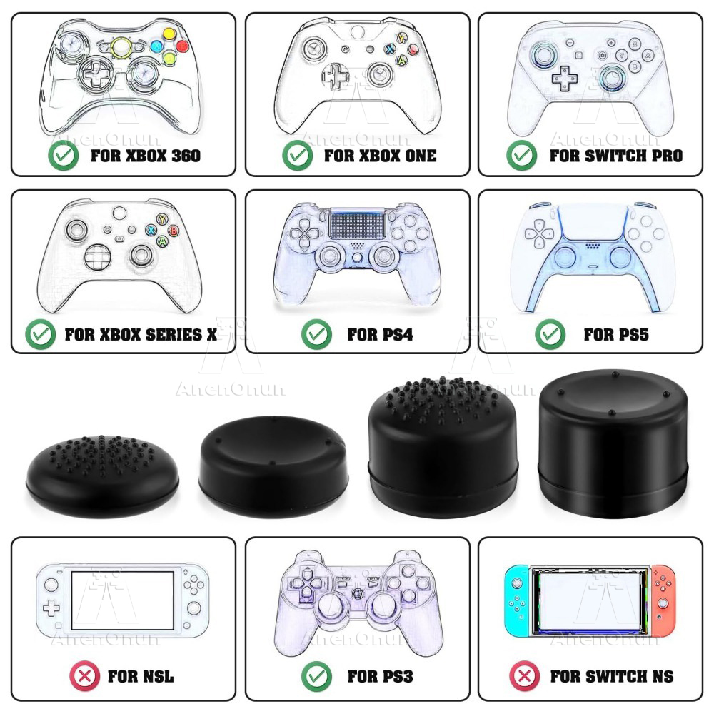 8 SZTUK nakładek na kciuk Nakł – Gaming Console Joystick recenzja i cena