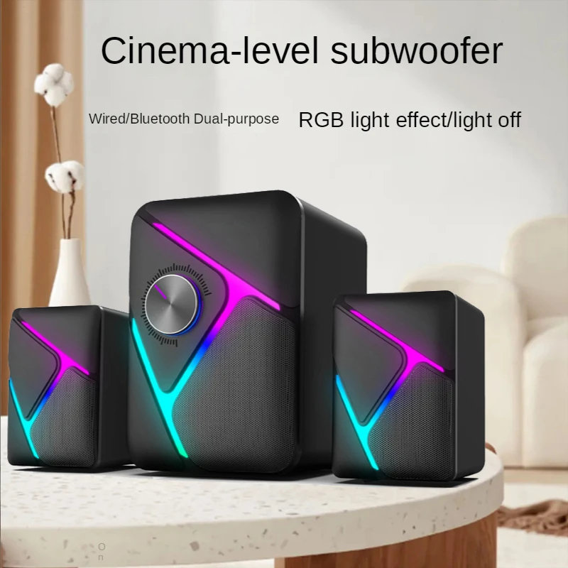 Komputer Audio 2.1 Subwoofer E – Gaming Console Bluetooth recenzja i cena