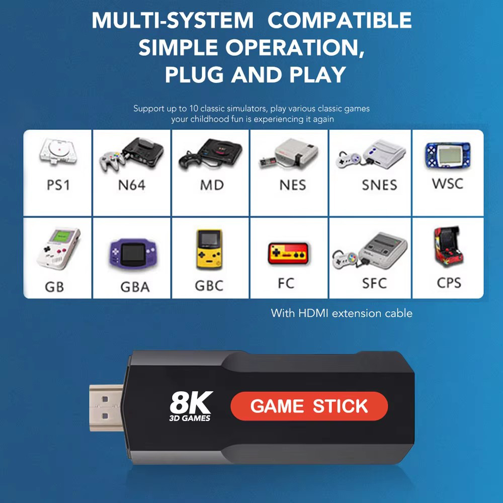 Konsola X2 Game Stick HD 4K 8K – Console Gaming Steam recenzja i cena